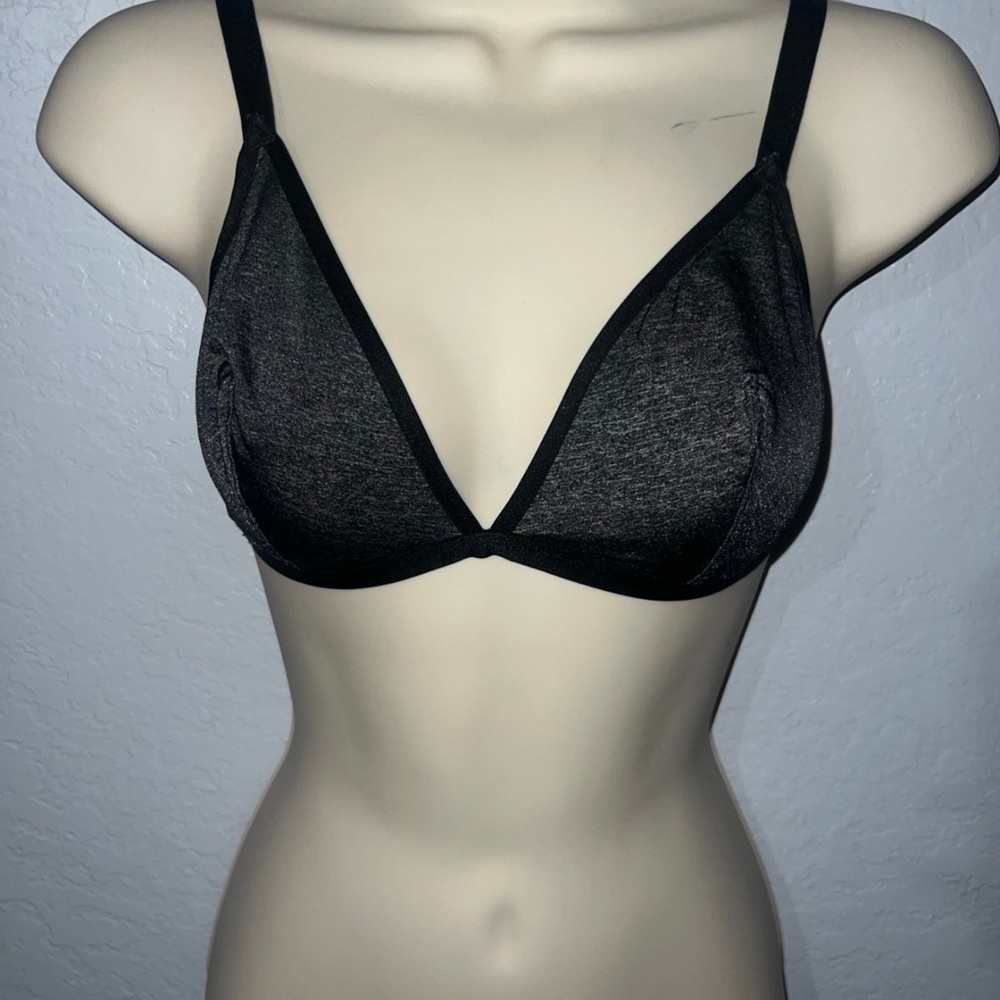 Victoria's Secret Black Lace Triangle Bra